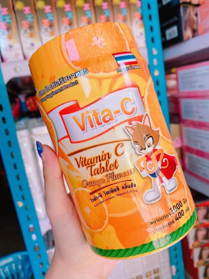 Viên ngậm bổ sung Vitamin C Vita-C
