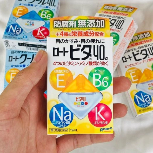 Nhỏ mắt Rohto Nhật Bản Vita