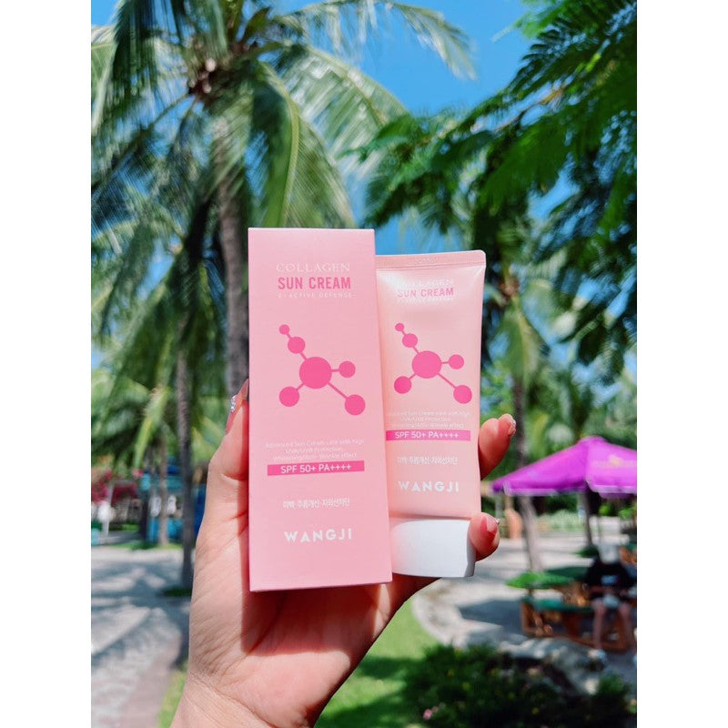 Kem chống nắng Wangji Collagen Sun Cream SPF 50+ PA++++