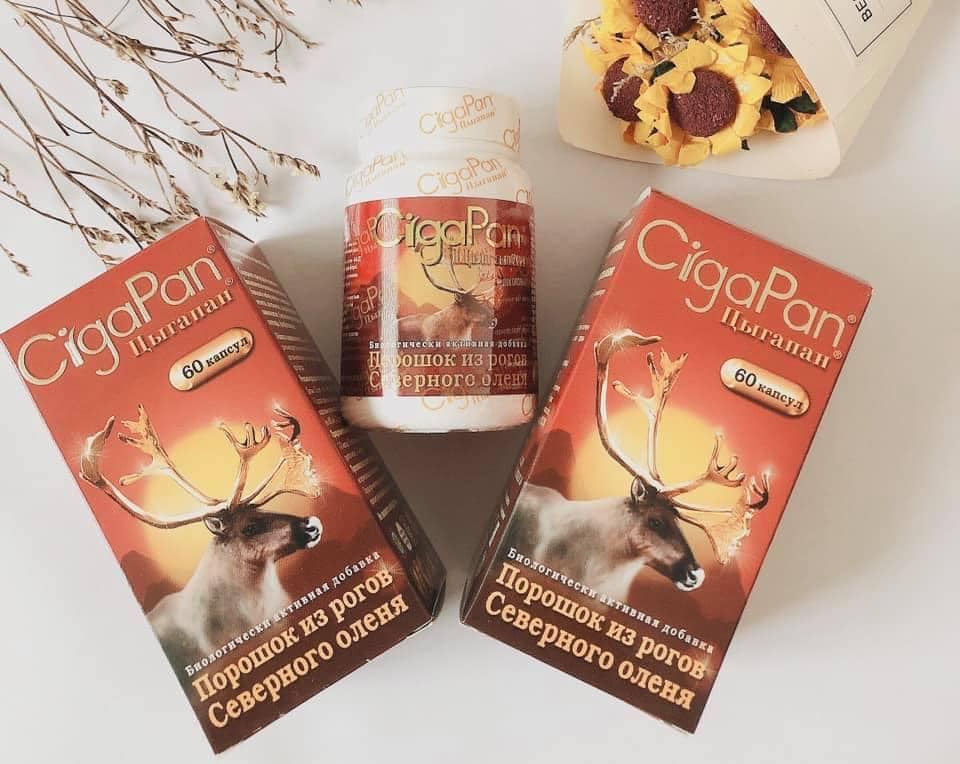 Viên uống nhung hươu Cigapan Nga