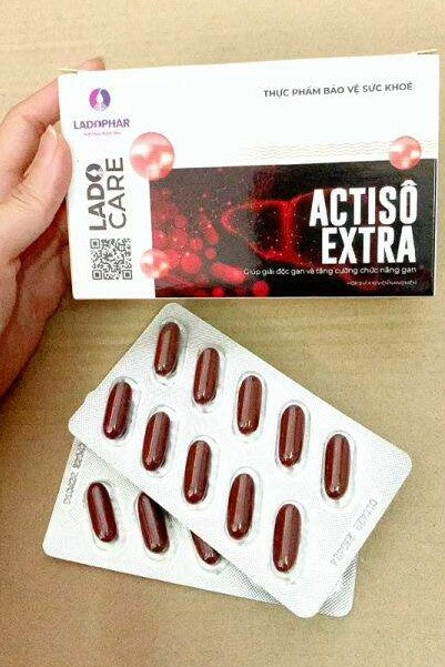 Viên uống thải độc gan Lado Care Atiso Extra