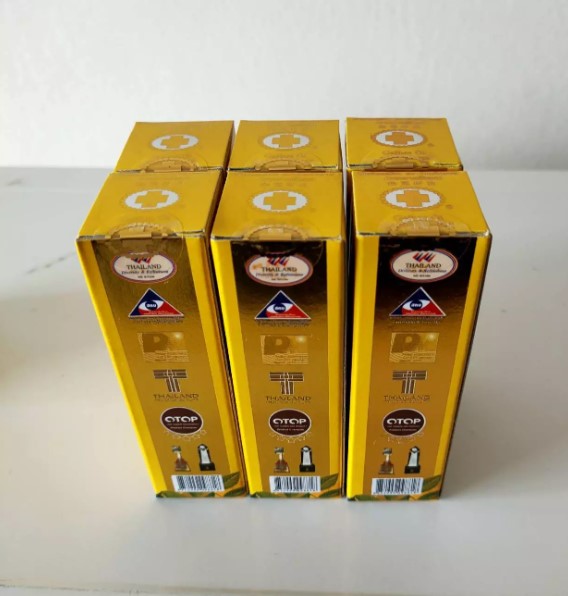 Dầu chữ thập Vàng - Gold Cross Yellow Oil Thái Lan