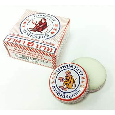 Dầu cù là con khỉ White Monkey Holding Peach Balm