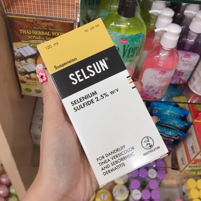 Dầu gội trị gàu và nấm Selsun Thái Lan