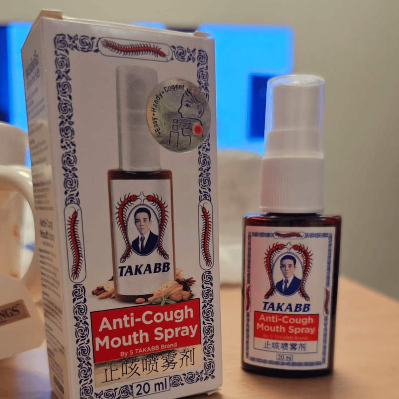 Xịt họng Con Rết Takabb Anti Cough Mouth Spray
