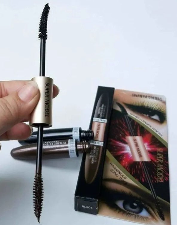 Mascara 2 đầu nối mi Sivanna Super Model