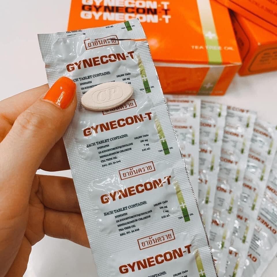 Viên đặt phụ khoa Gynecon-T Trà Xanh