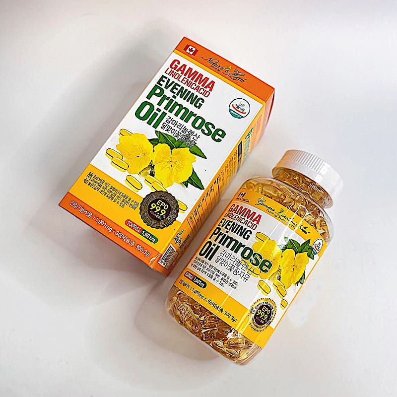 Tinh dầu hoa anh thảo Gama Linolenic Acid Evening Primrose Oil Hàn Quốc