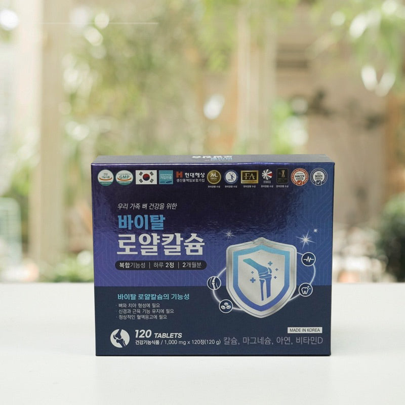 Viên uống bổ sung canxi Hanmi Premium Vital Royal Calcium