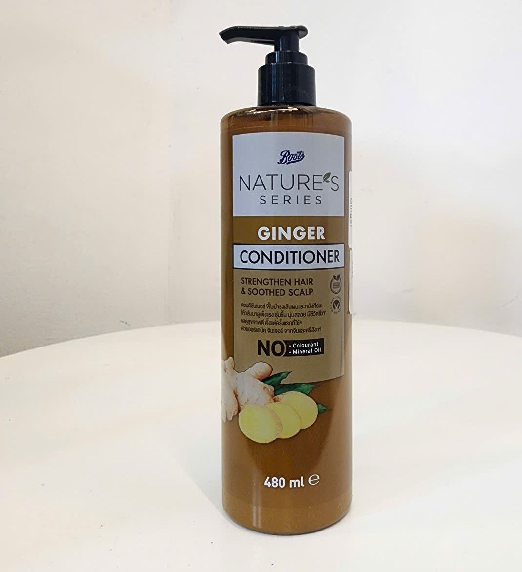 Dầu xả gừng Boots Nature's Series Ginger