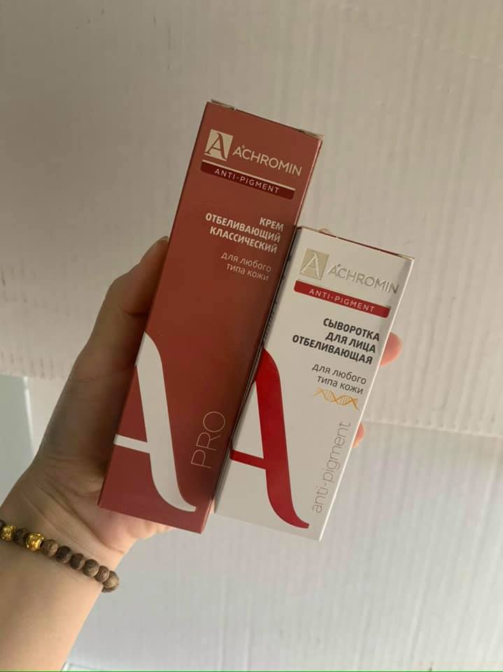 Bộ Serum và kem dưỡng trị nám Archomin