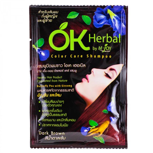 Dầu gội nhuộm màu tóc thảo dược OK Herbal Color Care Shampoo