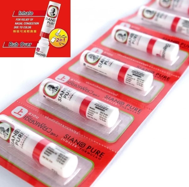 Ống hít 2 đầu Siang Pure Inhaler Oil 2in1