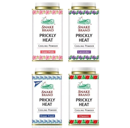 Phấn lạnh Con Rắn Snake Brand Prickly Heat Original Cooling Powder Classic