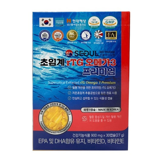 Viên Bổ Sung Omega-3 Seoul Bio Pharma Hàn Quốc