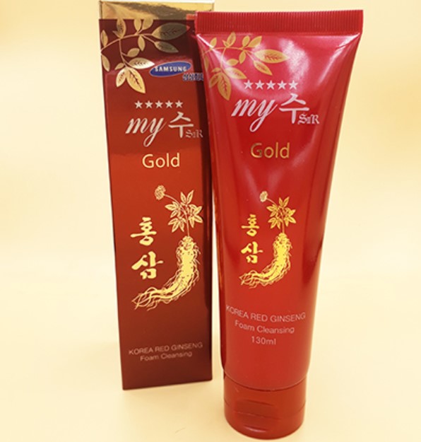 Sữa rửa mặt hồng sâm My Gold Korea Red Ginseng