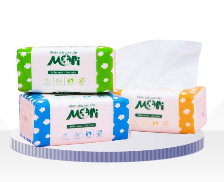 Thùng giấy rút cao cấp Mori 16 gói