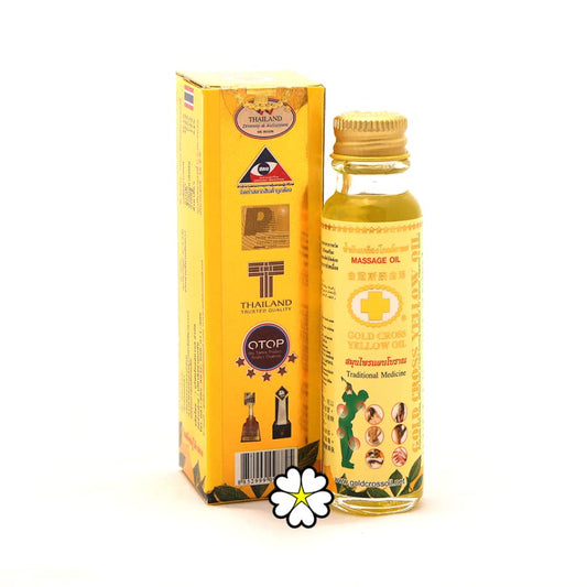 Dầu chữ thập Vàng - Gold Cross Yellow Oil Thái Lan