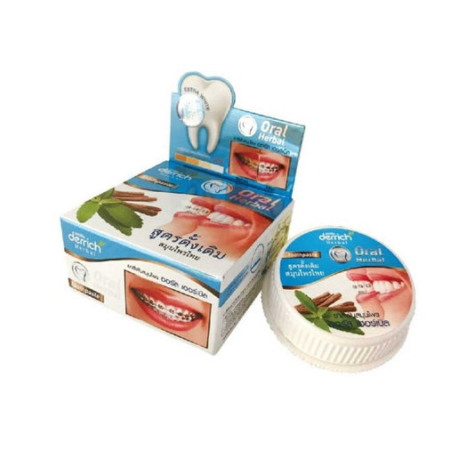 Kem đánh răng thảo dược Derrich Oral Herbal xanh dương
