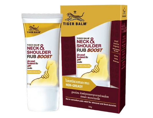 Dầu xoa bóp cổ, vai, gáy Tiger Balm Neck & Shoulder Rub Boost