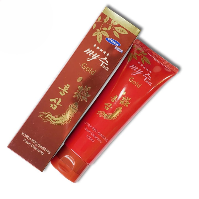 Sữa rửa mặt hồng sâm My Gold Korea Red Ginseng