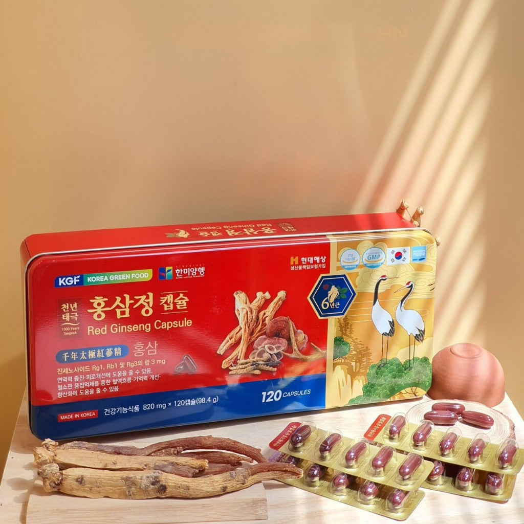 Viên Đạm Hồng Sâm Linh Chi Nhung Hươu Hanmi